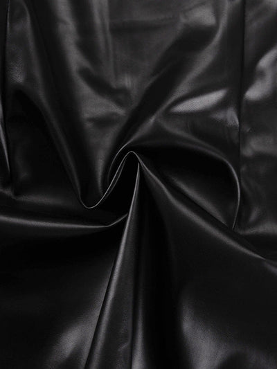 Solid Color Split-Joint Round-Neck T-Shirt Top + Zipper Bodycon High Waisted Skirts Bottom Two Pieces Set