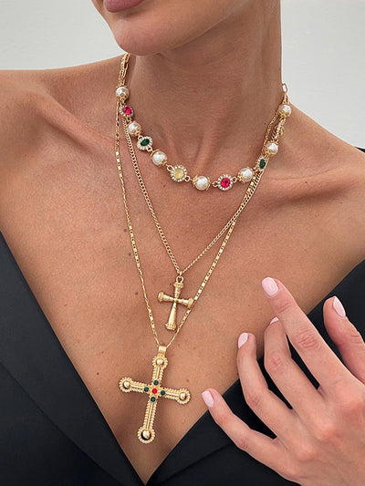 Layered Tasseled Necklaces Accessories