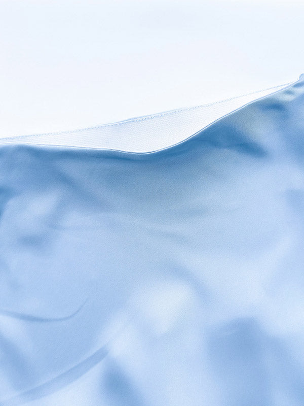 Loose Solid Color Split-Joint Boat Neck Long Sleeves Blouse & Shirt + Skirt Two Pieces Set