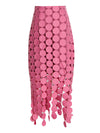 Urban Irregularity Tasseled Embroidered  Skirts