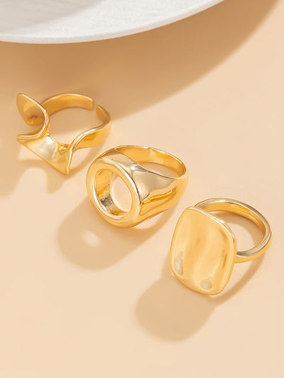 Geometric Ringent Rings Accessories
