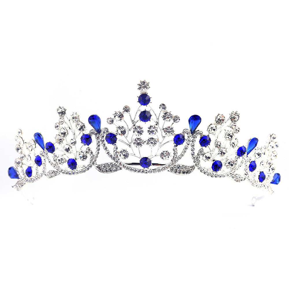 fashion crown alloy inlay rhinestones crown 1 piece