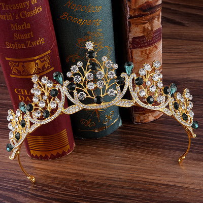 fashion crown alloy inlay rhinestones crown 1 piece