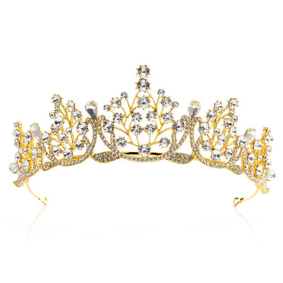 fashion crown alloy inlay rhinestones crown 1 piece