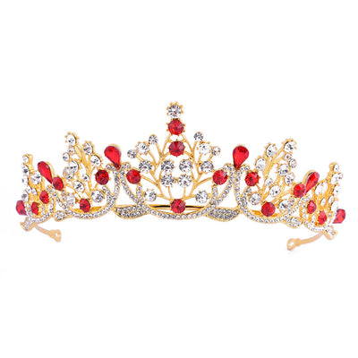 fashion crown alloy inlay rhinestones crown 1 piece