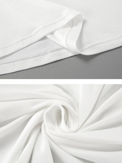 Loose Sleeveless See-Through Solid Color Split-Joint U-Neck Maxi Dresses