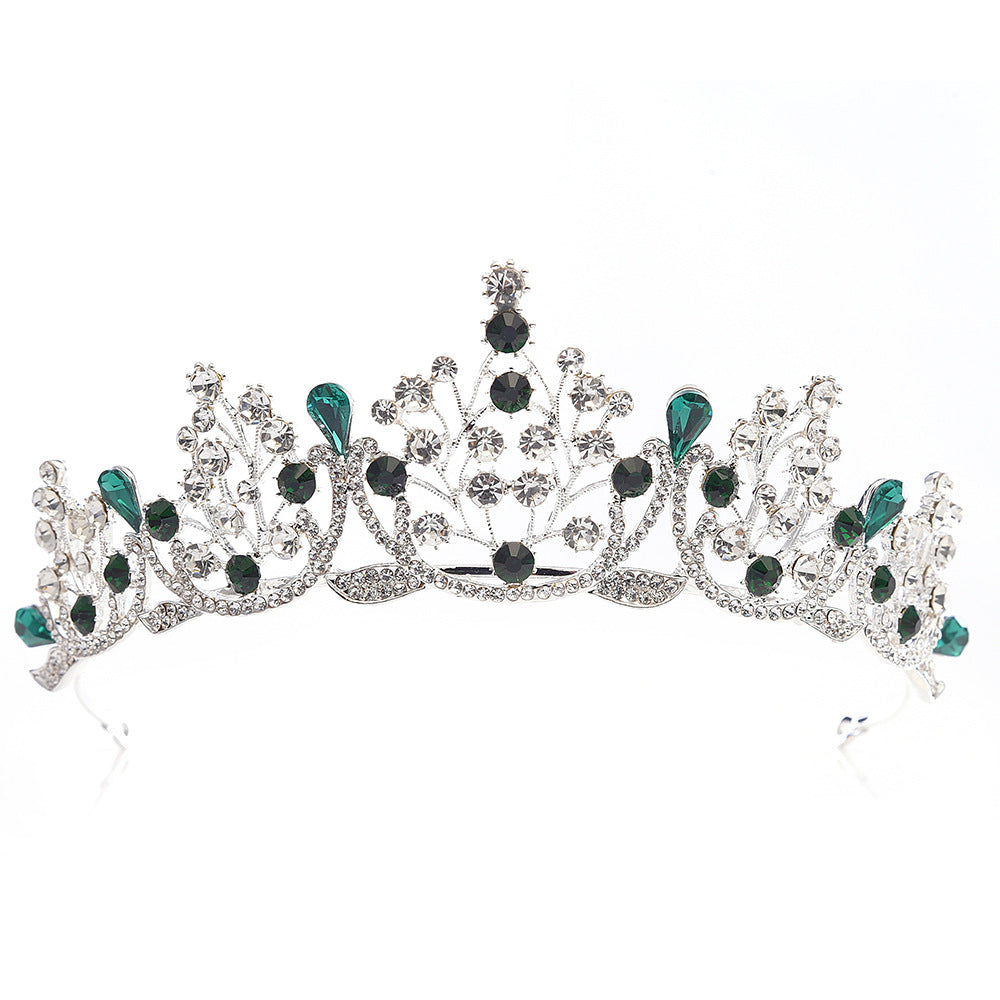 fashion crown alloy inlay rhinestones crown 1 piece