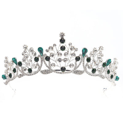 fashion crown alloy inlay rhinestones crown 1 piece