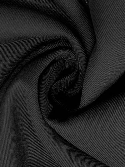 Irregularity Asymmetric Contrast Color Round-Neck Maxi Dresses