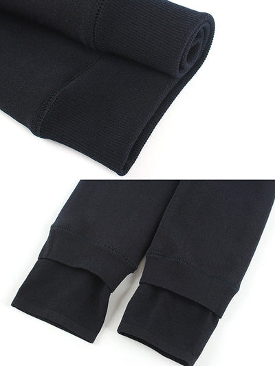 Simple Velvet Keep Warm Solid Color Leggings