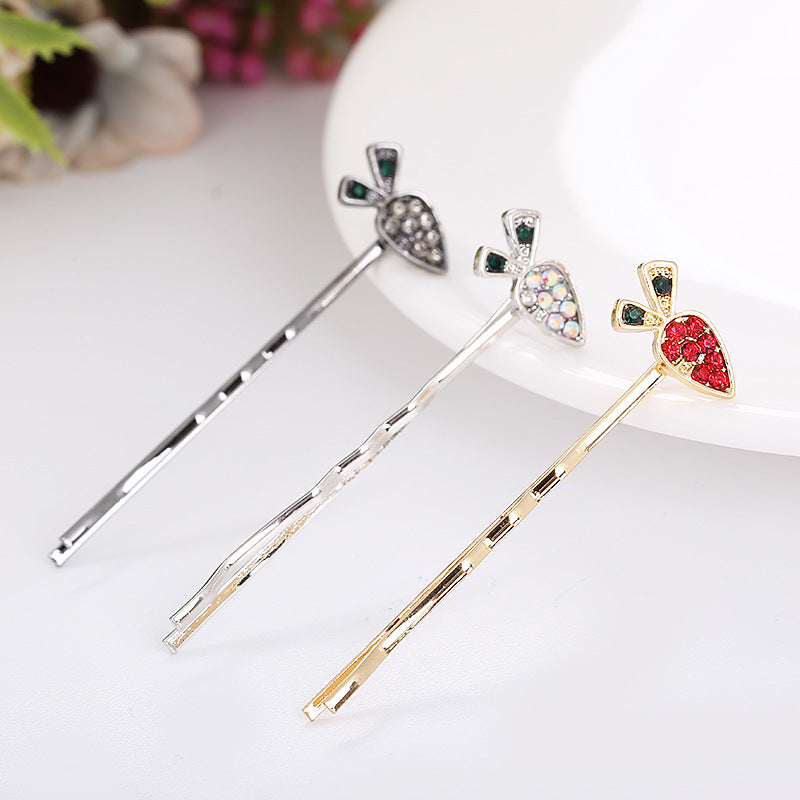 Women's Cute Basic Classic Style Heart Shape Fish Alloy Hair Clip