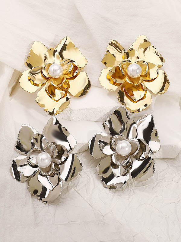 Flower Shape Drop Earrings Necklaces Accessories