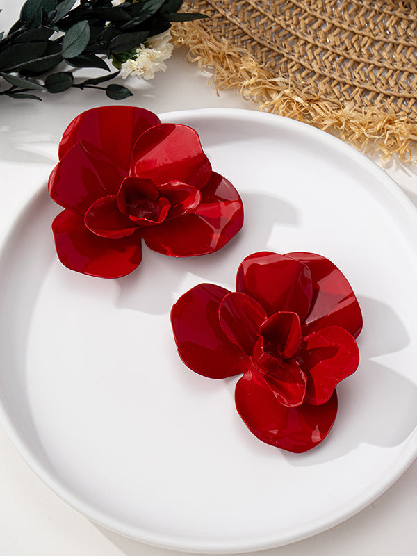 Flower Shape Earrings Accessories