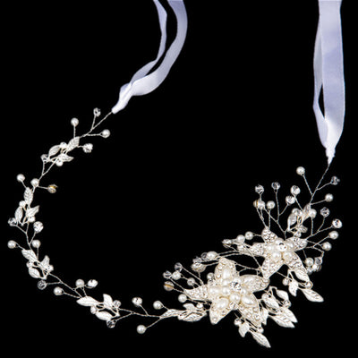 bridal headwear rhinestone alloy handmade hairband headwear
