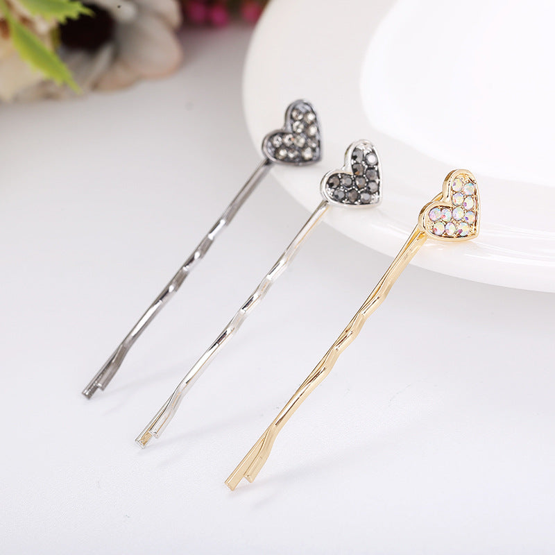 Women's Cute Basic Classic Style Heart Shape Fish Alloy Hair Clip