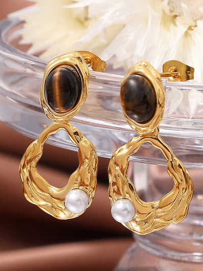 Geometric Drop Earrings