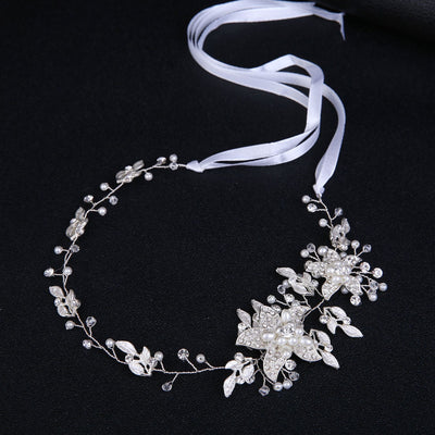 bridal headwear rhinestone alloy handmade hairband headwear