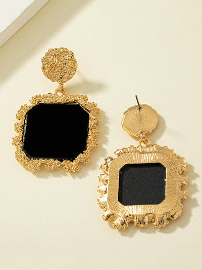 Geometric Drop Earrings