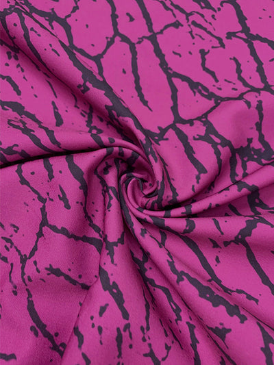 Flared Sleeves Half Sleeves Asymmetric Layered Pleated Printed Ruffle Trim Round-Neck Maxi Dresses