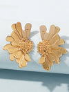 Vintage Alloy Flower Earrings