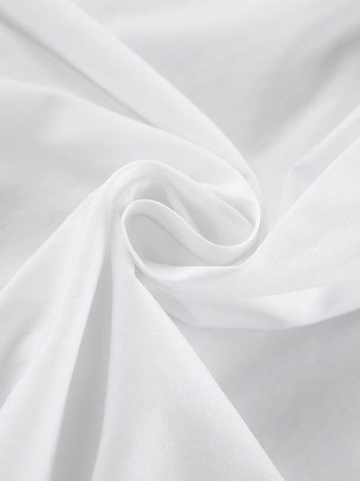 High Waisted Long Sleeves Buttoned Pleated Solid Color Lapel Mini Dresses Shirt Dress