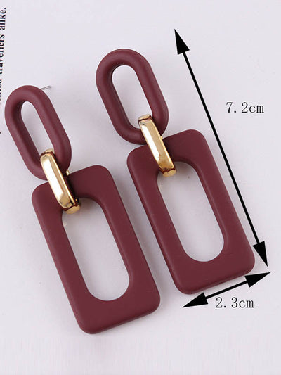 Geometric Hollow Earrings Accessories