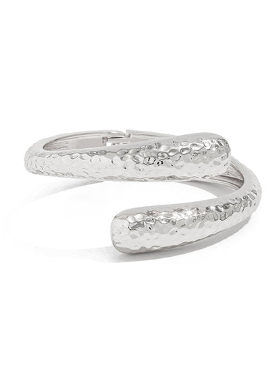 Irregularity Geometric Pleated Shiny Bracelet Accessories