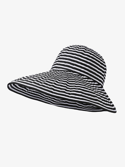 Split-Joint Striped Sun Hat