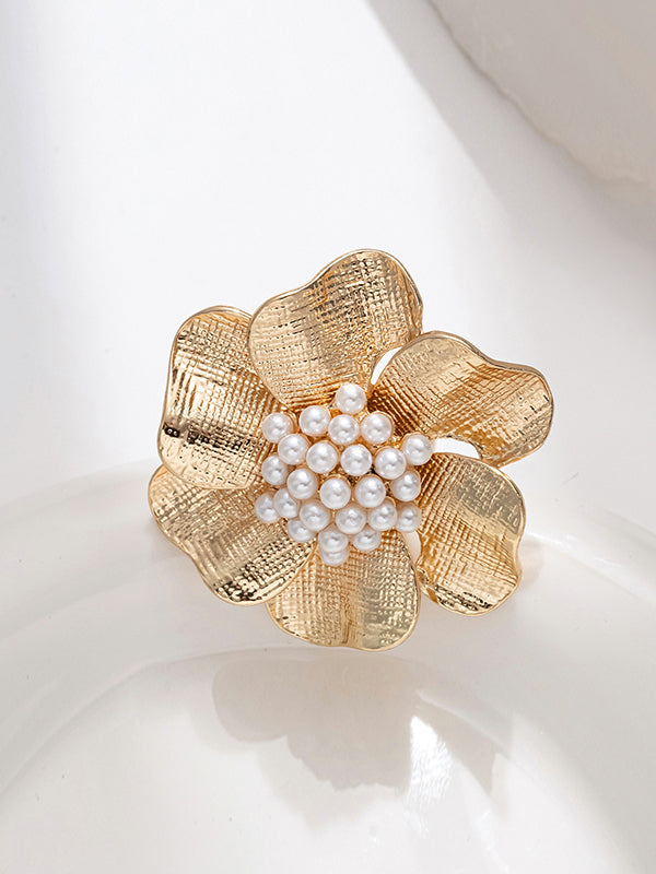 Flower Shape Geometric Rings Accessories