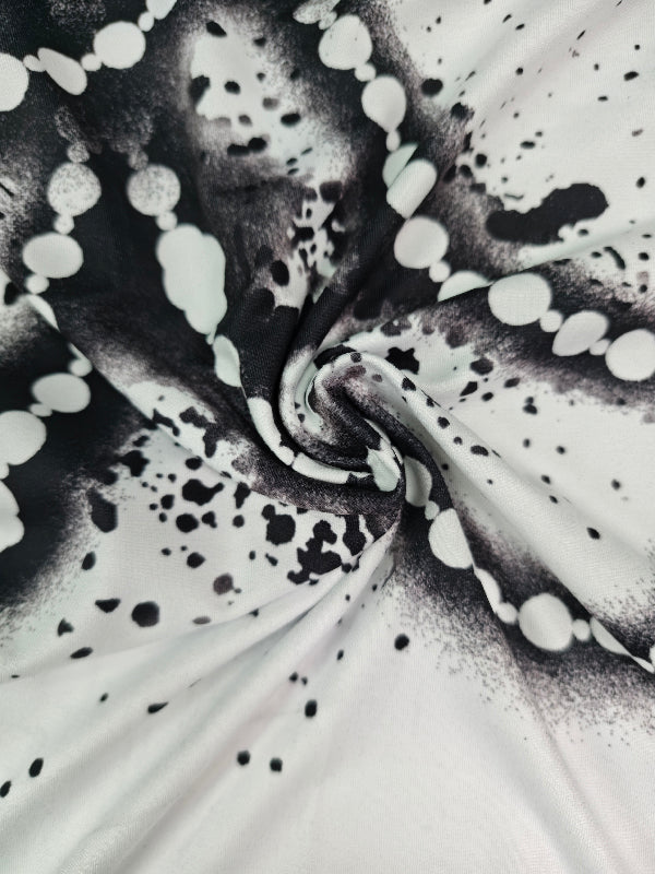 Long Sleeves Skinny Printed Striped High Neck T-Shirts Tops