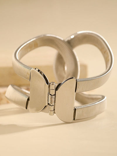 Geometric Hollow Snake Chain Solid Color Bracelet Accessories