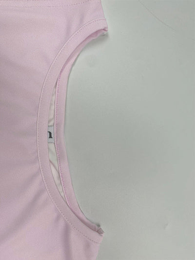 Short Sleeves Skinny Flower Print Split-Front Round-Neck T-Shirts Tops