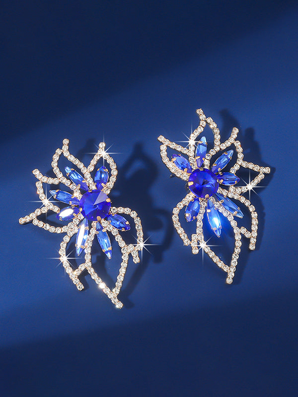 Flower Shape Drop Earrings