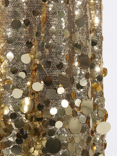 A-Line High Waisted Sequined Shiny Skirts Bottoms