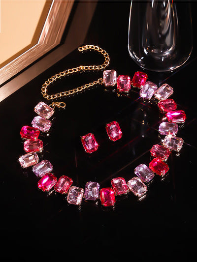 Chains Contrast Color Necklaces Accessories