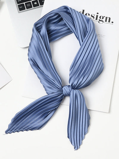 Pleated Solid Color Shawl&Scarf