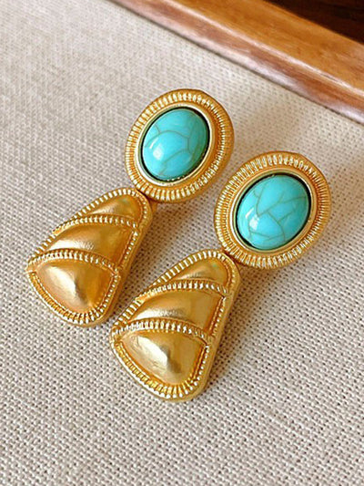 Geometric Drop Earrings