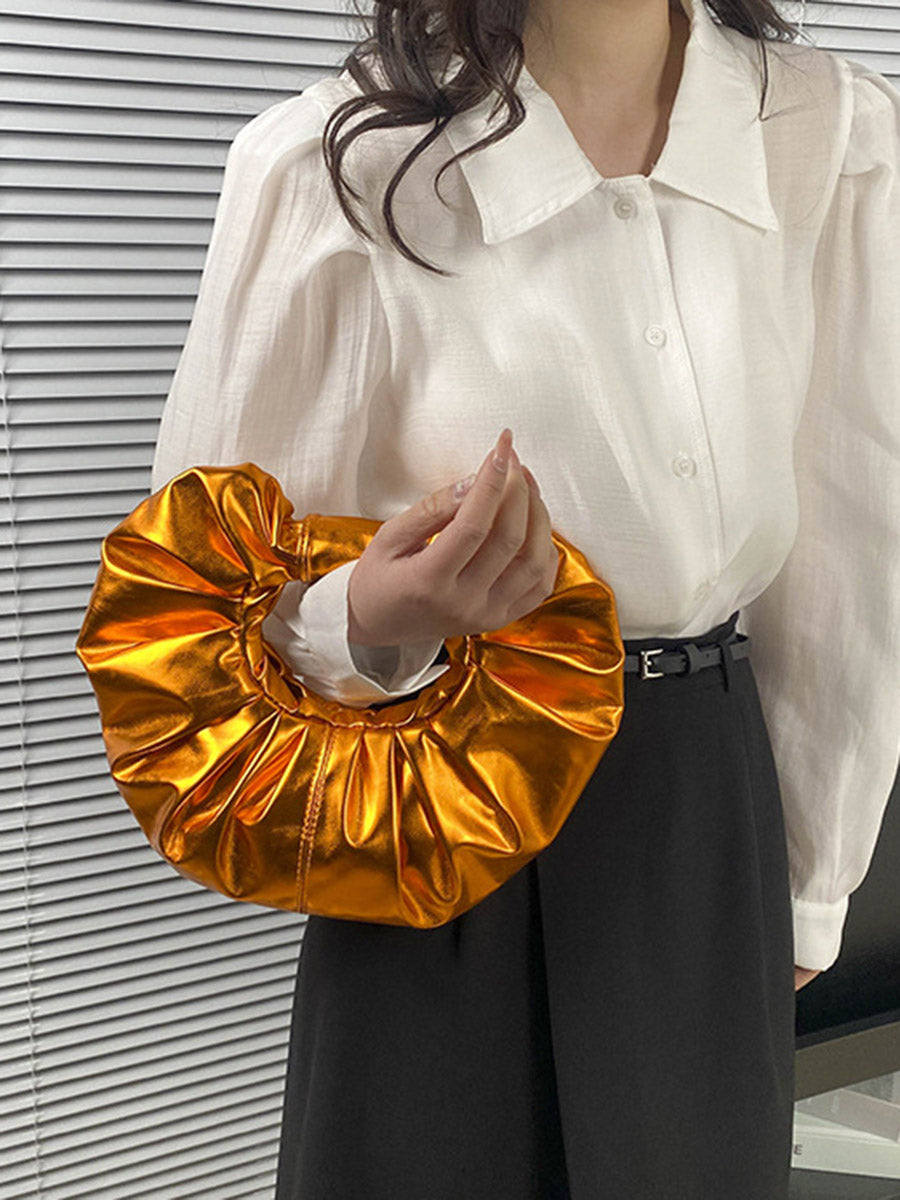 Geometric Pleated Evening Bags & Clutches