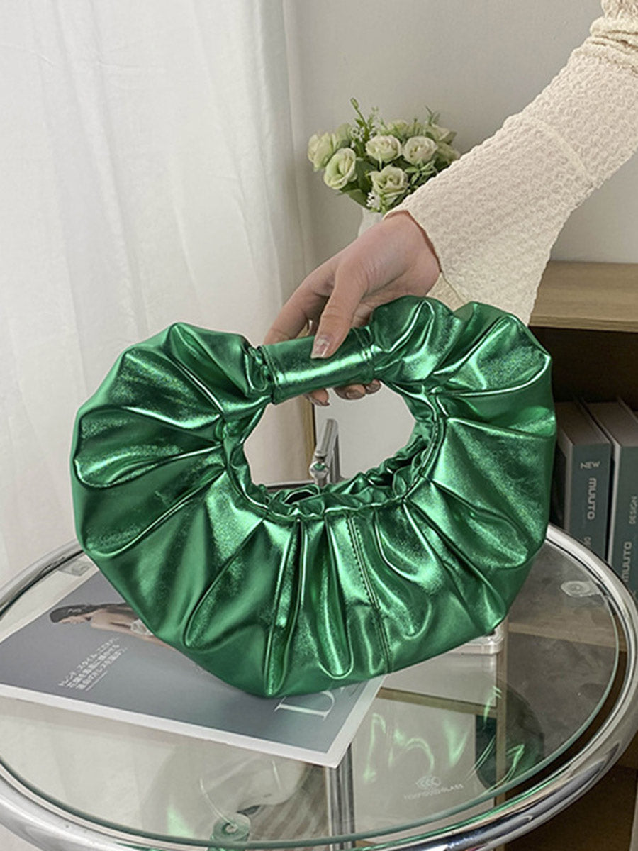 Geometric Pleated Evening Bags & Clutches