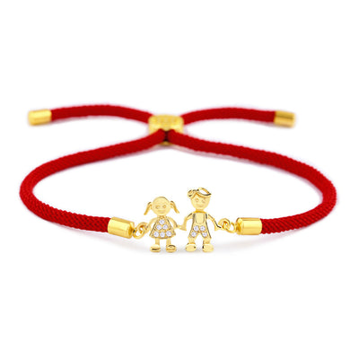 Copper Korea Geometric Bracelet (red Rope Alloy) Fine Jewelry Nhas0394-red-rope-alloy