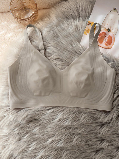 Women Summer Casual With Bra Pad Pure Color Bar