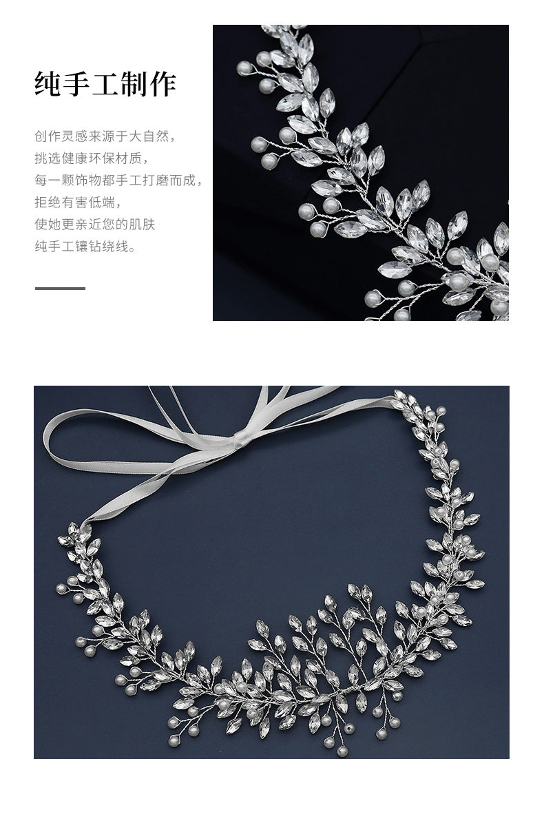 fashion handmade rhinestone headband