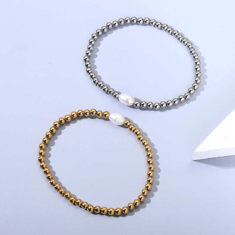 Simple Style Commute Geometric 303 Stainless Steel Bracelets In Bulk