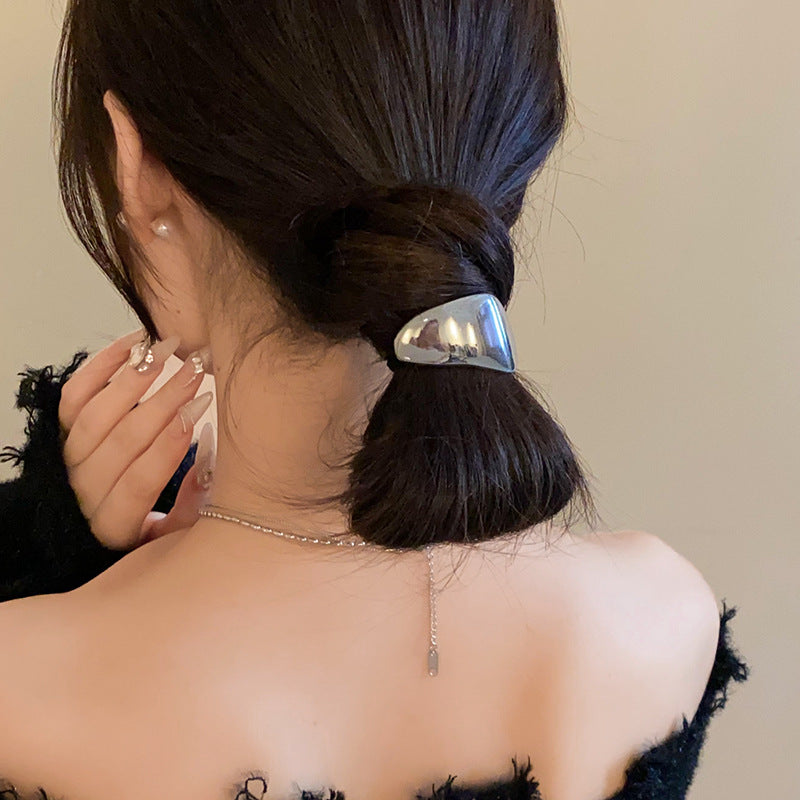 Women's IG Style Simple Style Solid Color Alloy Hair Tie