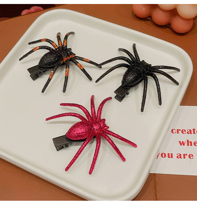 Women's Exaggerated Spider Mixed materials Hair Clip