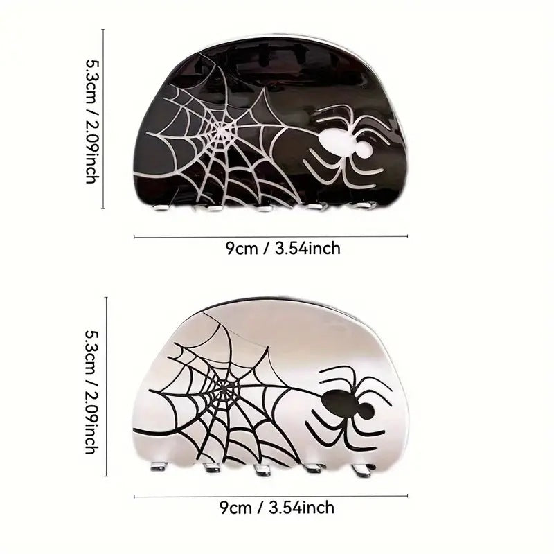 Halloween Simple Style Women's Spider Spider Web Acetic acid sheets Hair Claws