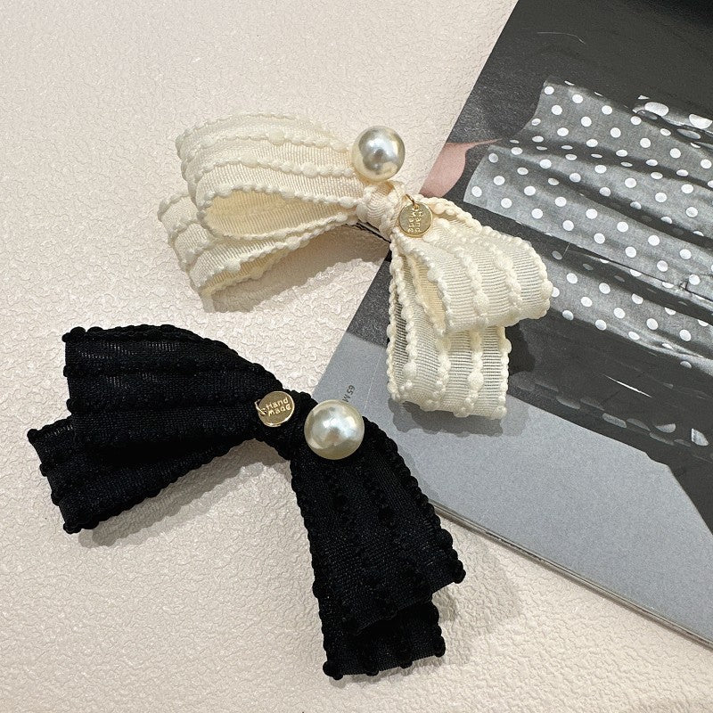 Women's Sweet Bow Knot Cloth Hair Clip