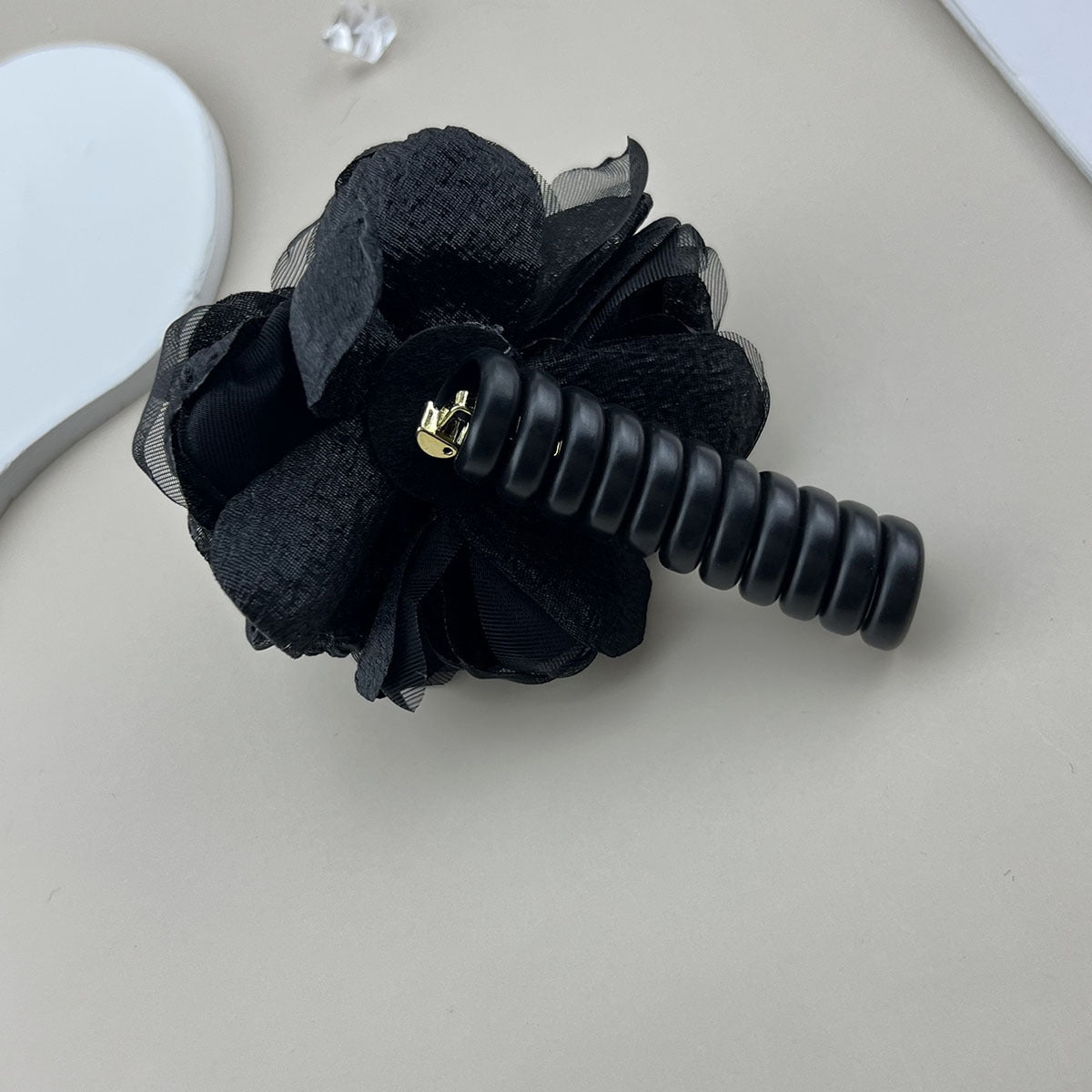 Women's Sweet Simple Style Flower Plastic Cloth Hair Tie