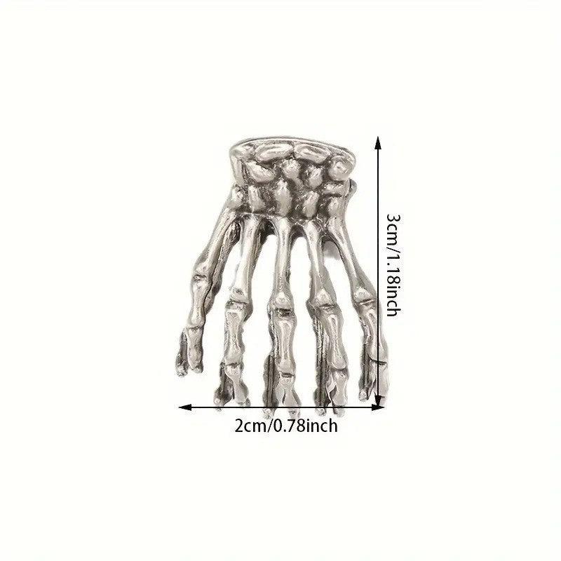 Halloween Hip-Hop Women's Hand Metal Plating Hair Claws