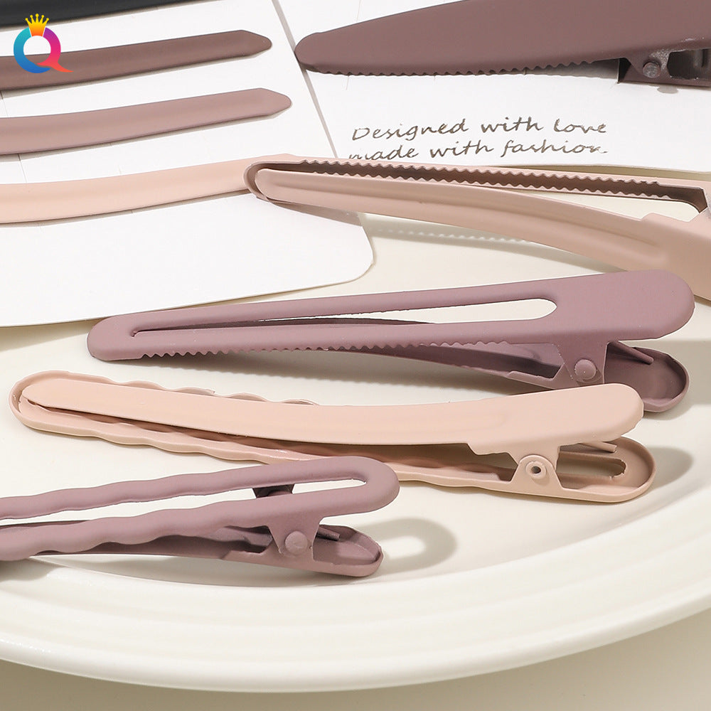 women's simple style geometric alloy plating hair clip